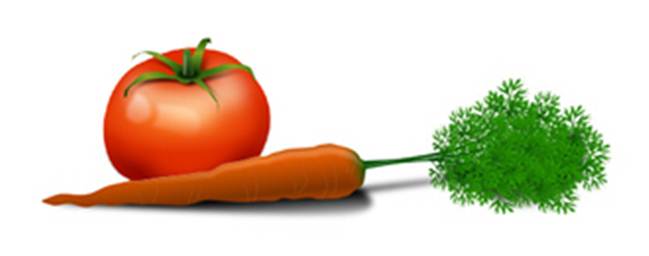 Tomat dan wortel baik untuk pleci