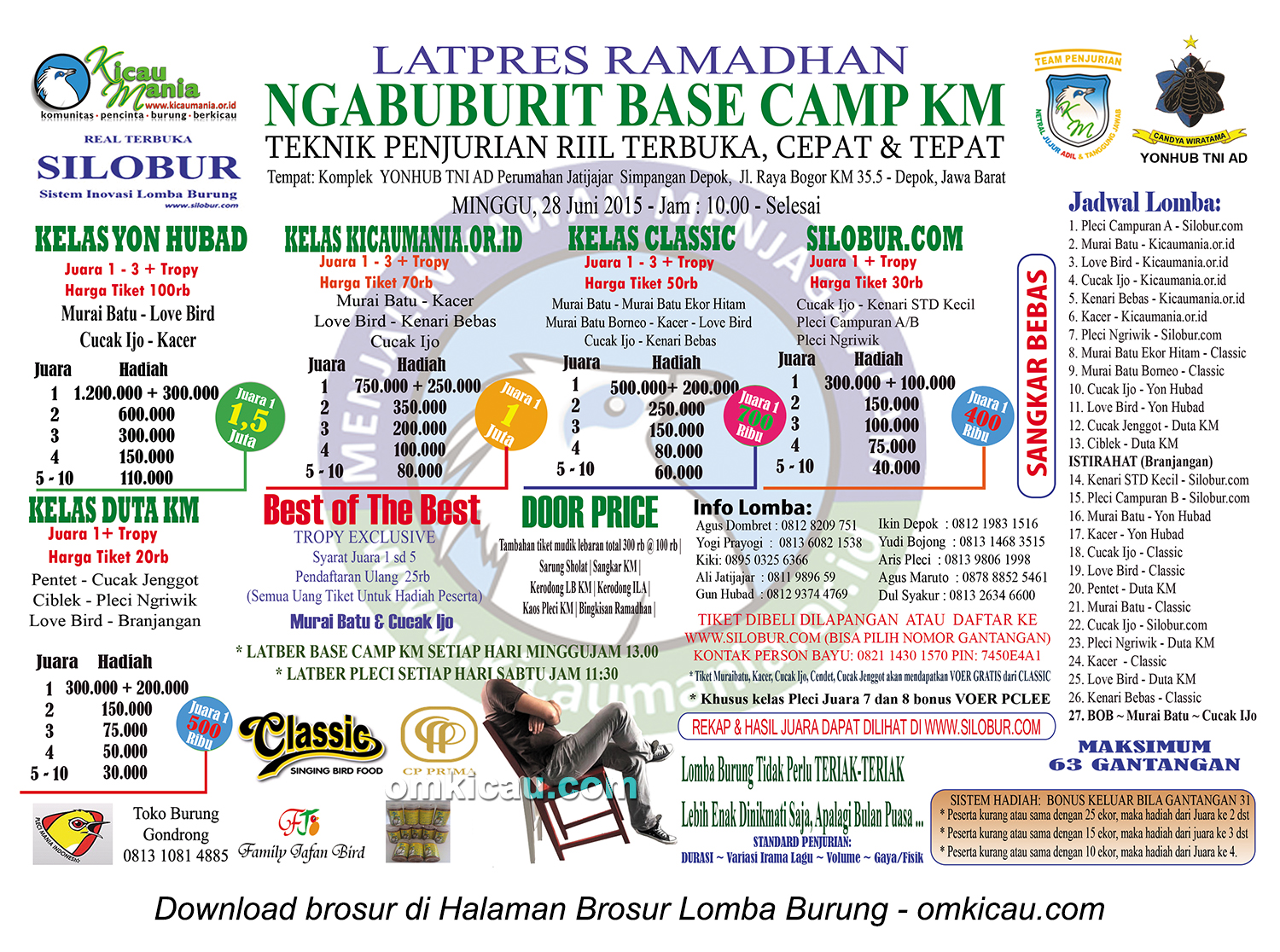 Brosur Latpres Ramadhan Ngabuburit Base Camp KM, Depok, 28 Juni 2015