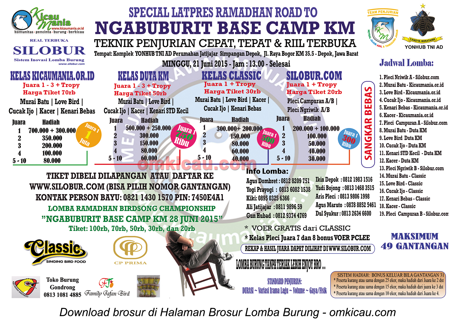 Brosur Spesial Latpres Ramadhan Road to Ngabuburit Base Camp KM, Depok, 21 Juni 2015