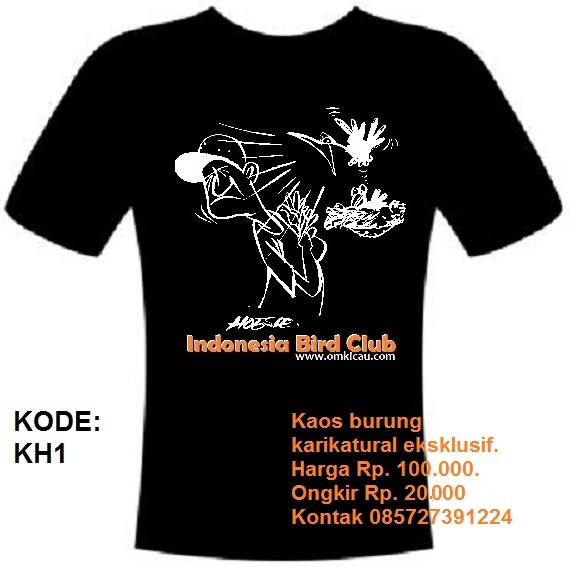  Desain  Revolusi Kaos  Burung  dari Indonesia Bird Club 