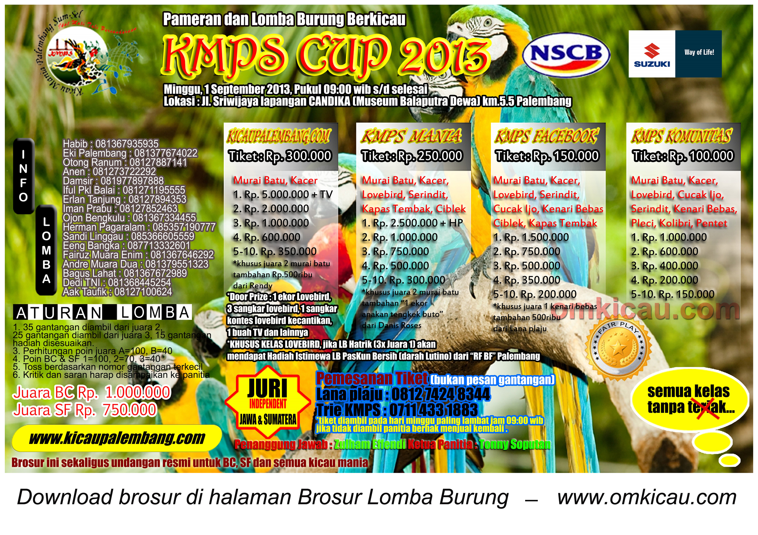 brosur kmps cup 2013