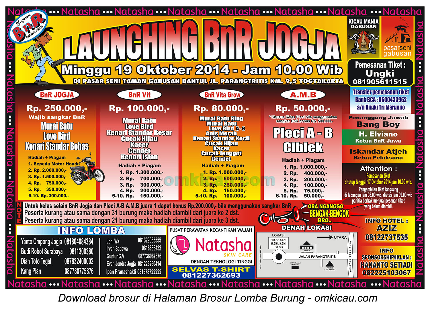 Brosur Launching BnR Jogja, 19 Oktober 2014