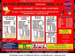 Brosur Lomba Burung Blitar Berkicau, Blitar, 8 Maret 2015