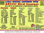 Brosur Latber Special Saturday Open Arcici Bird Contest, Jakarta, 21 Maret 2015