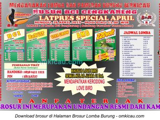 Brosur Latpres Special April - Rusun BCI Cengkareng, 26 April 2015