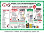Brosur Lomba Burung Berkicau Road to Anniversary JBBC, Cikarang, 26 April 2015
