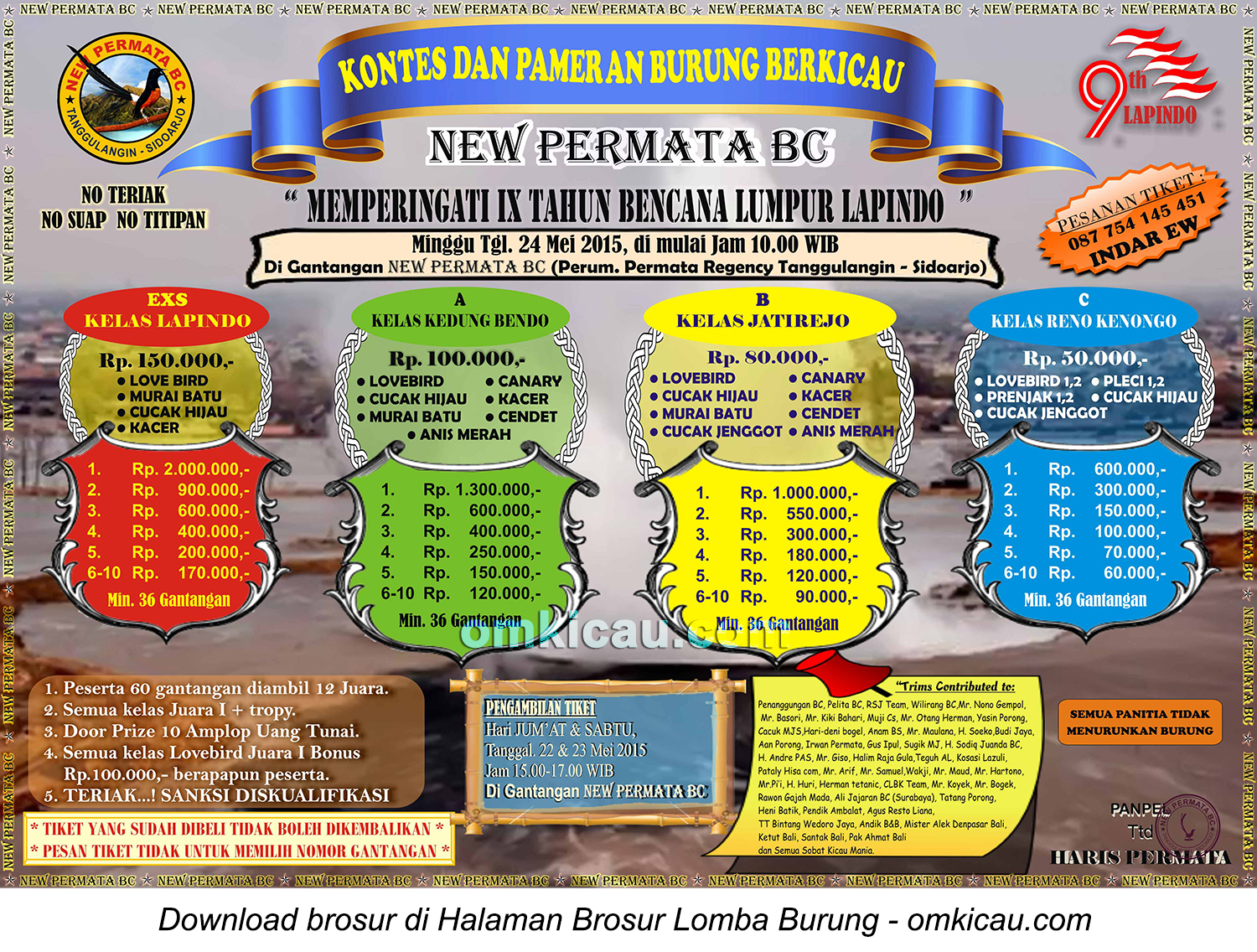 Brosur New Permata BC-9 Tahun Lumpur Lapindo Sidoarjo, 24 Mei 2015