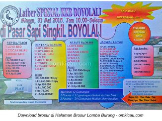 Brosur Latber Special KKB Boyolali, 31 Mei 2015