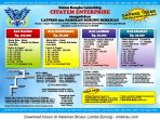 Brosur Latpres Burung Berkicau Launching Citayem Enterprise, Depok, 2 Juni 2015