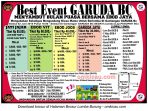 Brosur Lomba Burung Berkicau Best Event Garuda BC, Sidoarjo, 2 Juni 2015