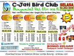 Brosur Lomba Burung Berkicau C-Jati BC Menyambut Idul Fitri, Bekasi, 14 Juli 2015