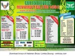 Brosur Lomba Burung Berkicau CBR Enterprise Menyambut Idul Fitri, Bogor, 14 Juli 2015