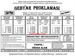 Brosur Lomba Burung Berkicau Gebyar Proklamasi, Tasikmalaya, 16 Agustus 2015