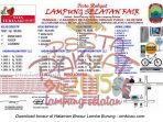 Brosur Lomba Burung Berkicau Pesta Rakyat Lampung Selatan Fair, 2 Agustus 2015