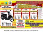 Brosur Lomba Burung Berkicau Semarak Kemerdekaan RI-Posmo Sembego, Jogja, 16 Agustus 2015