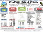 Brosur Lomba Burung Berkicau C-Jati Bird Club, Bekasi, 29 September 2015