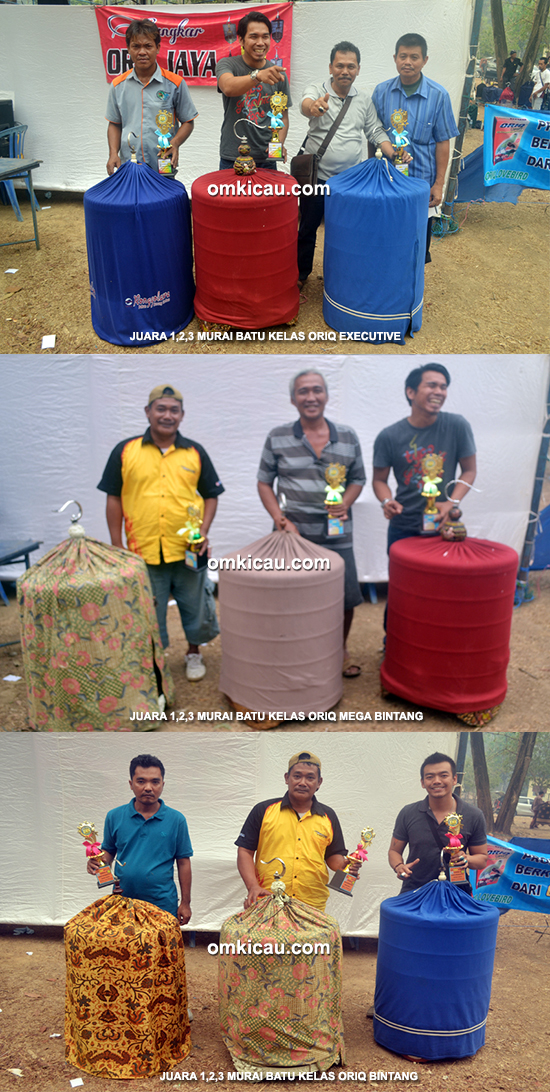 Para juara murai batu Oriq Jaya Cup