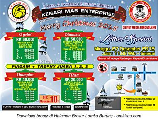Brosur Latber Spesial Merry Christmas - Kenari Mas Enterprise, Bogor, 27 Desember 2015
