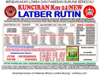 Brosur Latber Rutin Kunciran Km14 New, Tangerang, 15 Januari 2016