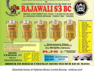 Brosur Latpres Special Menyambut Idul Adha Rajawali S3 BC, Tangsel, 4 September 2016