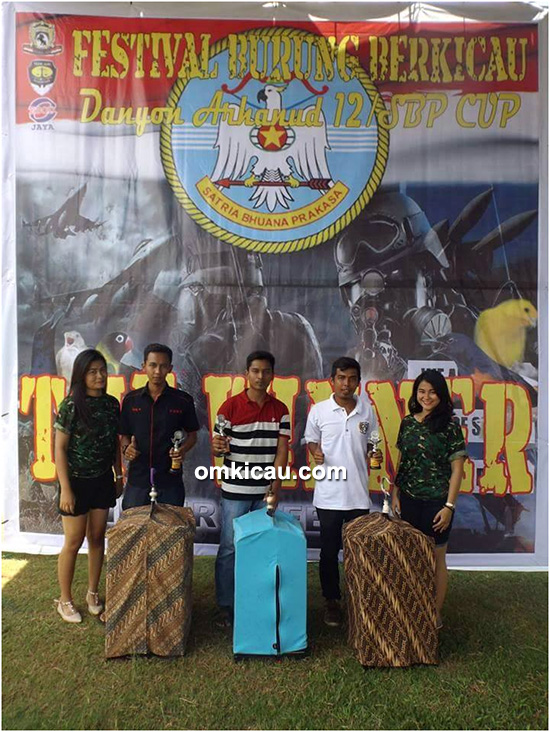lomba burung berkicau Danyon Arhanud 12/SBP Cup Palembang