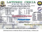 Brosur Latpres Ceria Awal Bulan Brimob Pati, 6 November 2016