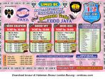 Brosur Lomba Burung Berkicau Limus BC November Ceria bersama Ebod Jaya, Cileungsi, 12 November 2016
