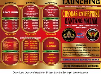 Brosur Launching Gantang Makam Cibodas Enterprise, Tangerang, 20 Januari 2017