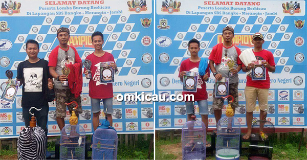 Lomba burung berkicau CD Cup II Bangko