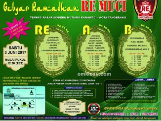 Brosur Latpres Gebyar Ramadhan RE Muci, Tangerang, 3 Juni 2017