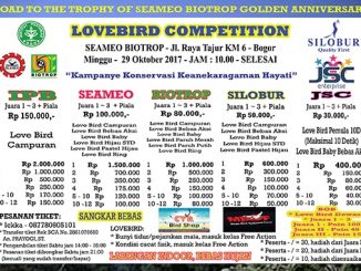 lovebird competition seameo biotrop