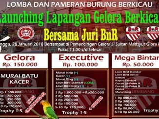 Launching Lapangan Gelora Berkicau