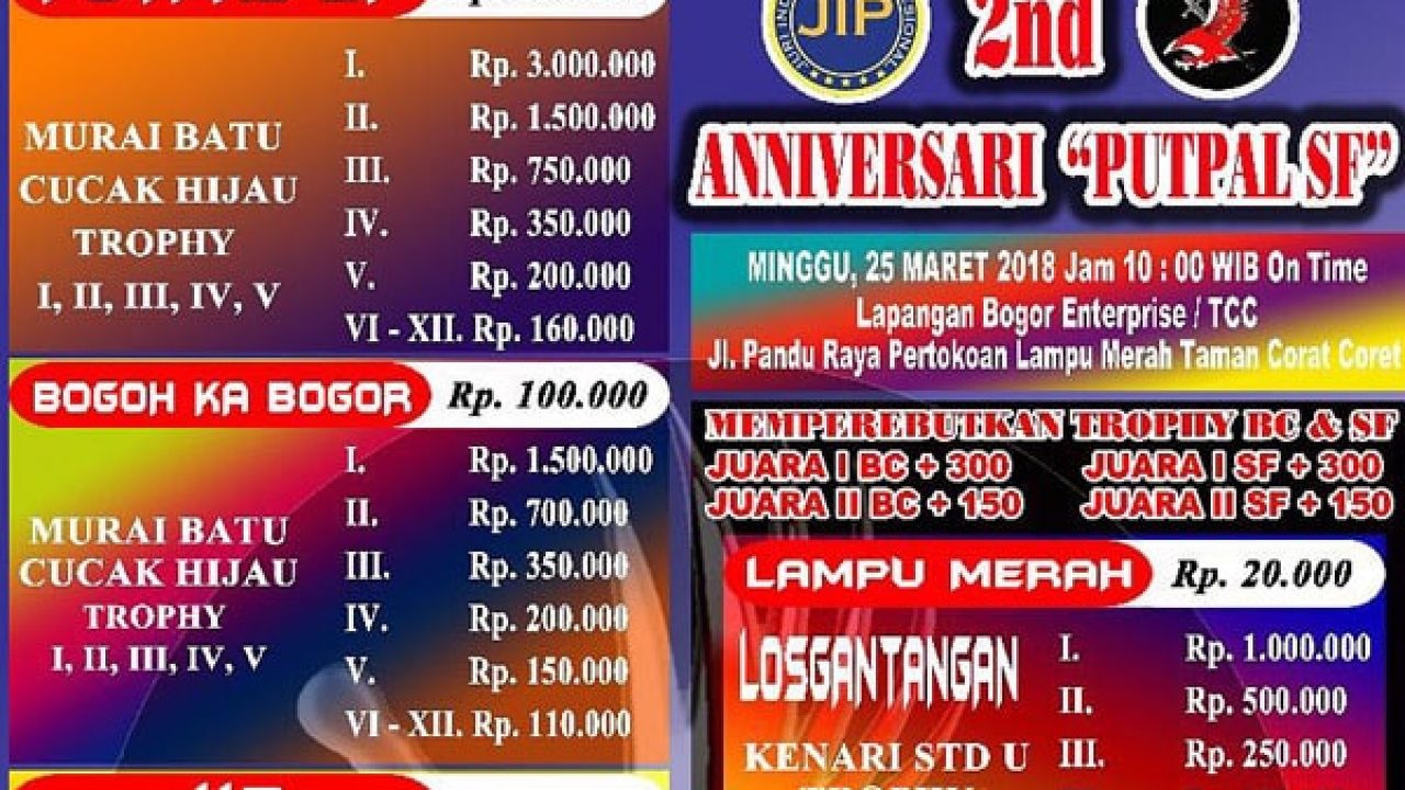 2nd Anniversary Putpal Sf Bogor 253 Kelas Lampu Merah