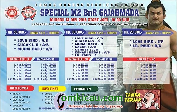 Latpres Special M2 BnR Gajahmada Surabaya, Minggu 13 Mei 