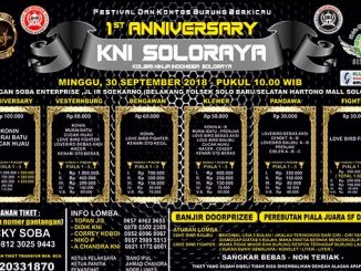1st Anniversary KNI Solo Raya