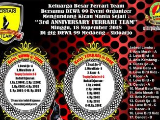 3rd Anniversary Ferrari Team