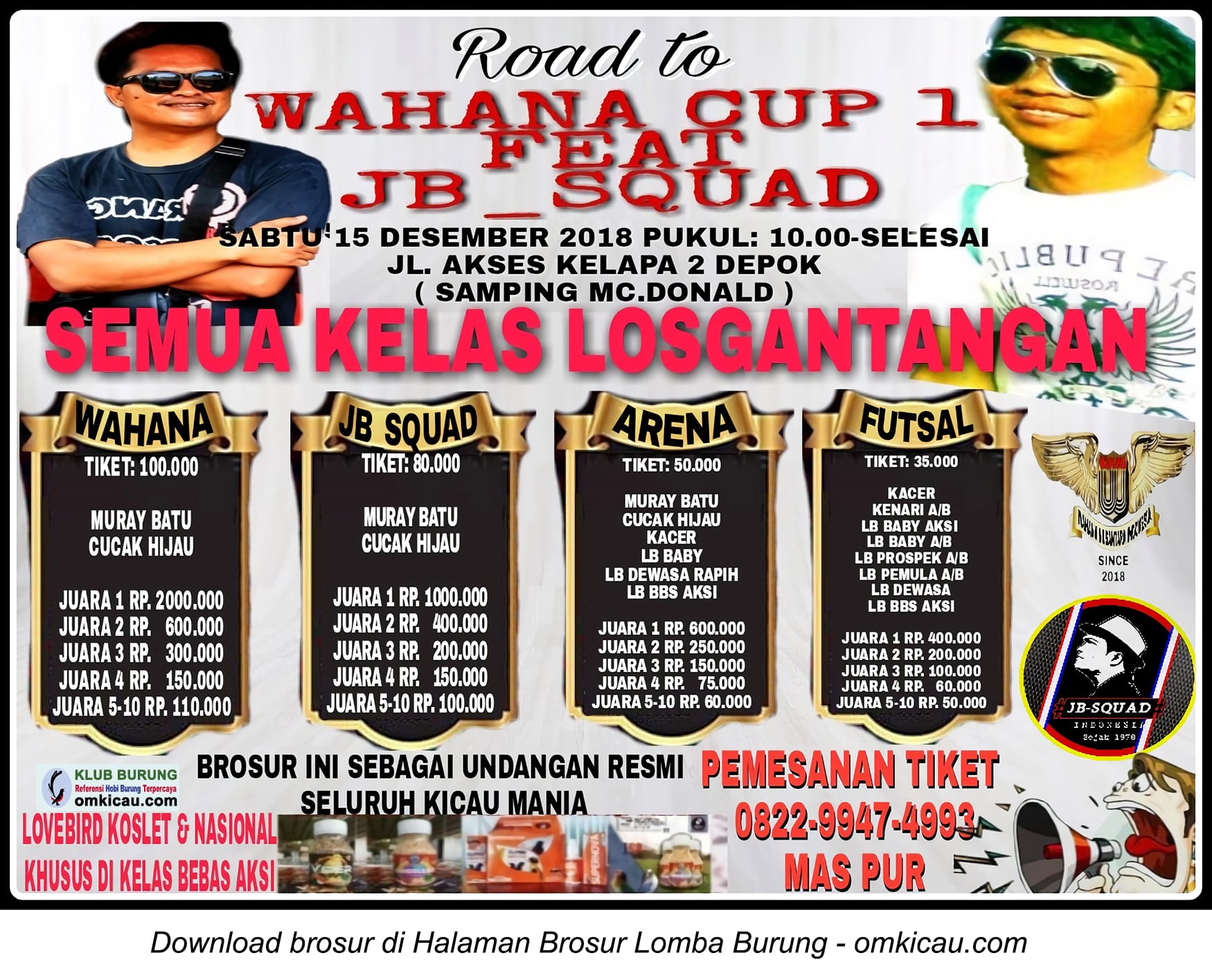 Road to Wahana Cup 1