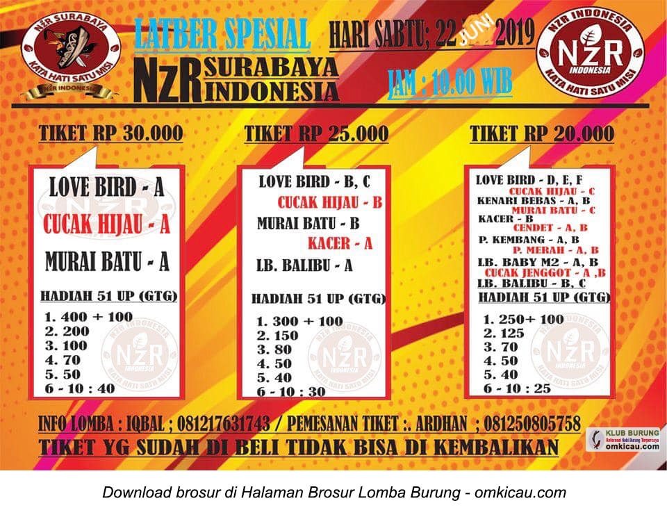 Latber Spesial NZR Surabaya