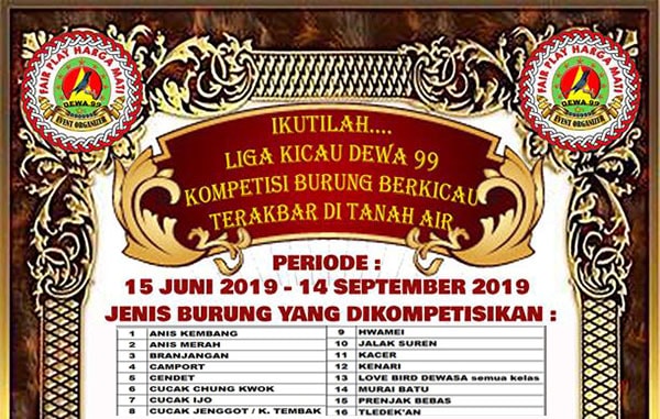 Liga Kicau Dewa 99