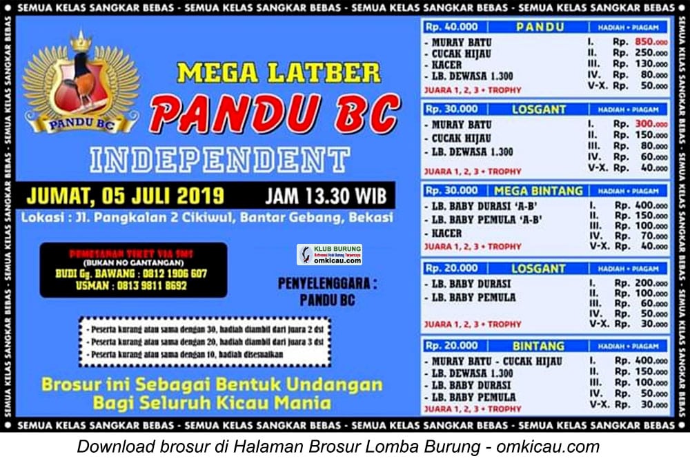 Mega Latber Pandu BC