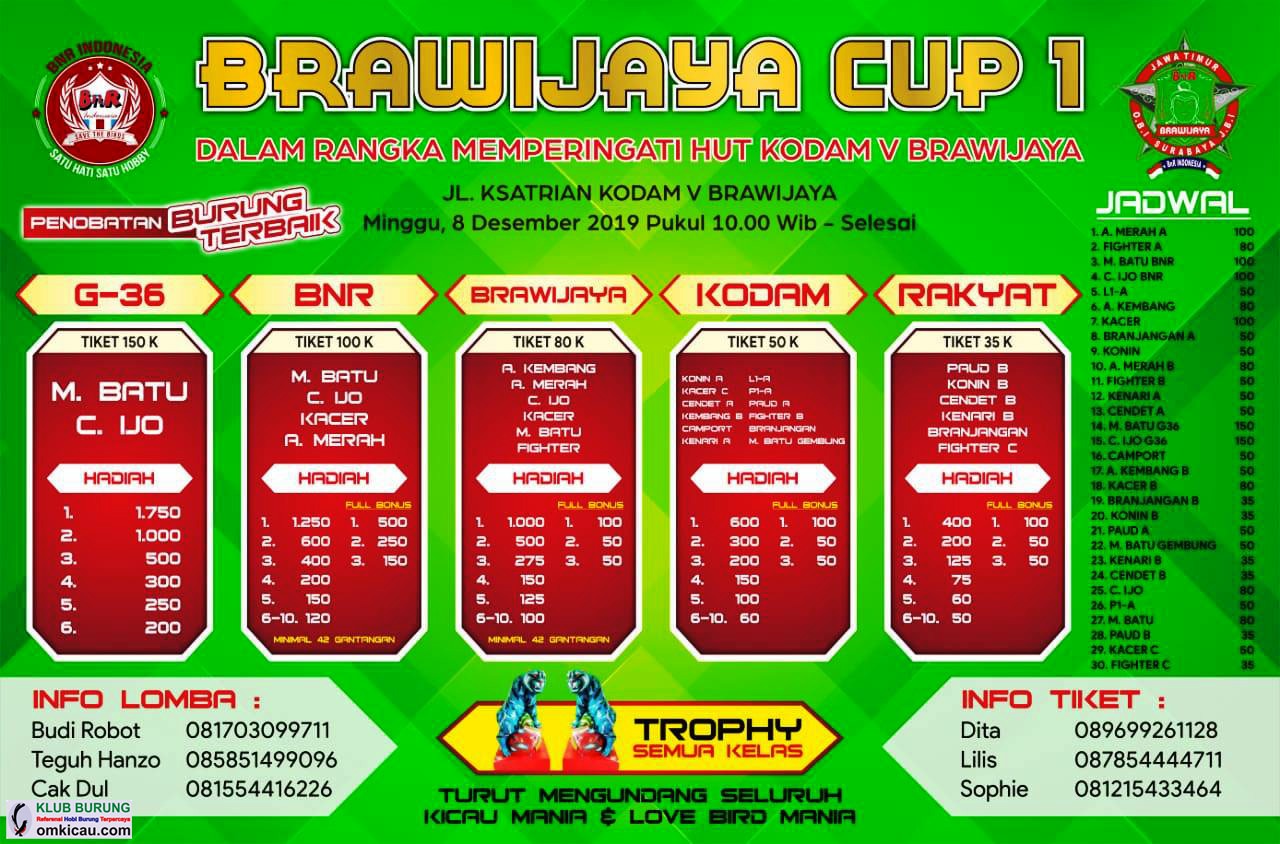 Brosur Brawijaya Cup I