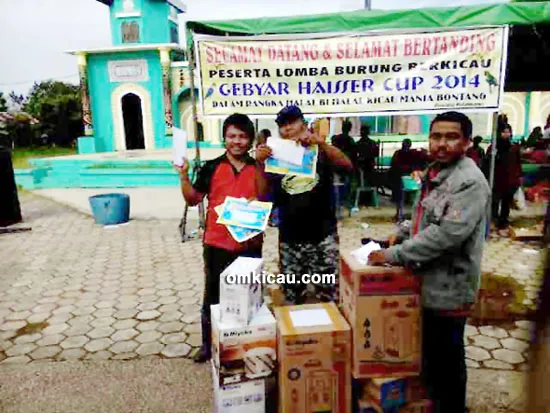 Lomba burung Gebyar Haisser Cup Bontang