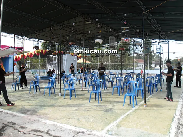 Launching POBC Kayu Agung OKI-kelas lovebird