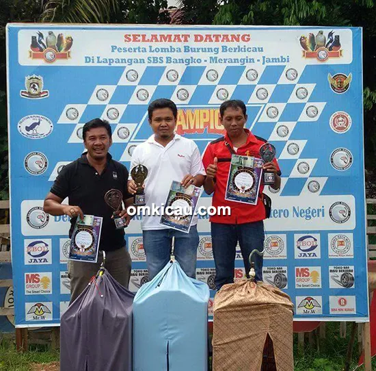 Lomba burung berkicau CD Cup II Bangko