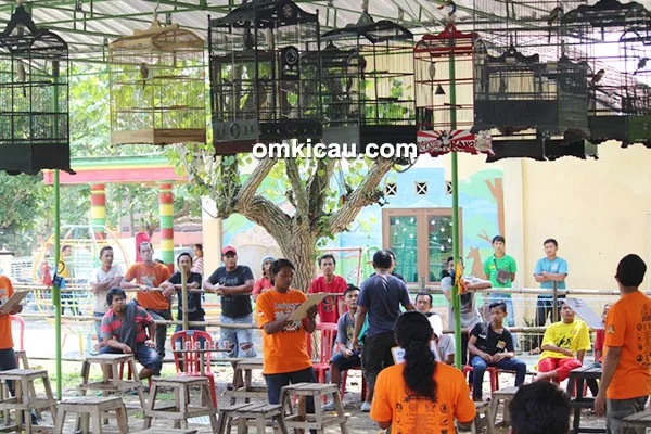 Lomba burung Anniversary GRB Mondokan Sragen