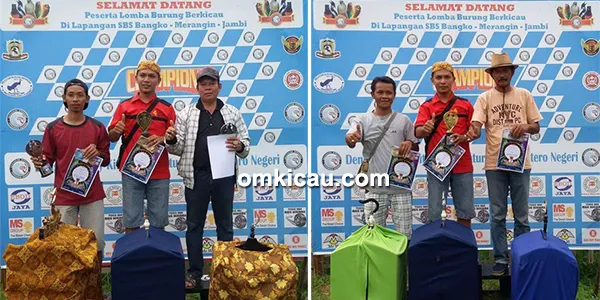 Lomba burung berkicau CD Cup II Bangko