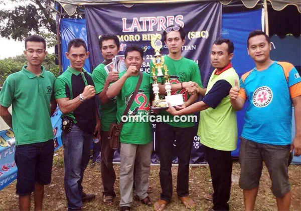 Greendoloe BC juara umum bird club