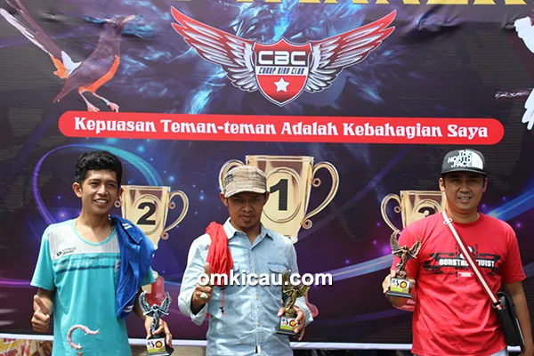 Lomba burung berkicau Gebyar Putri Tunggal