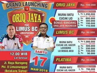 Grand Launching Oriq Jaya feat Limus BC