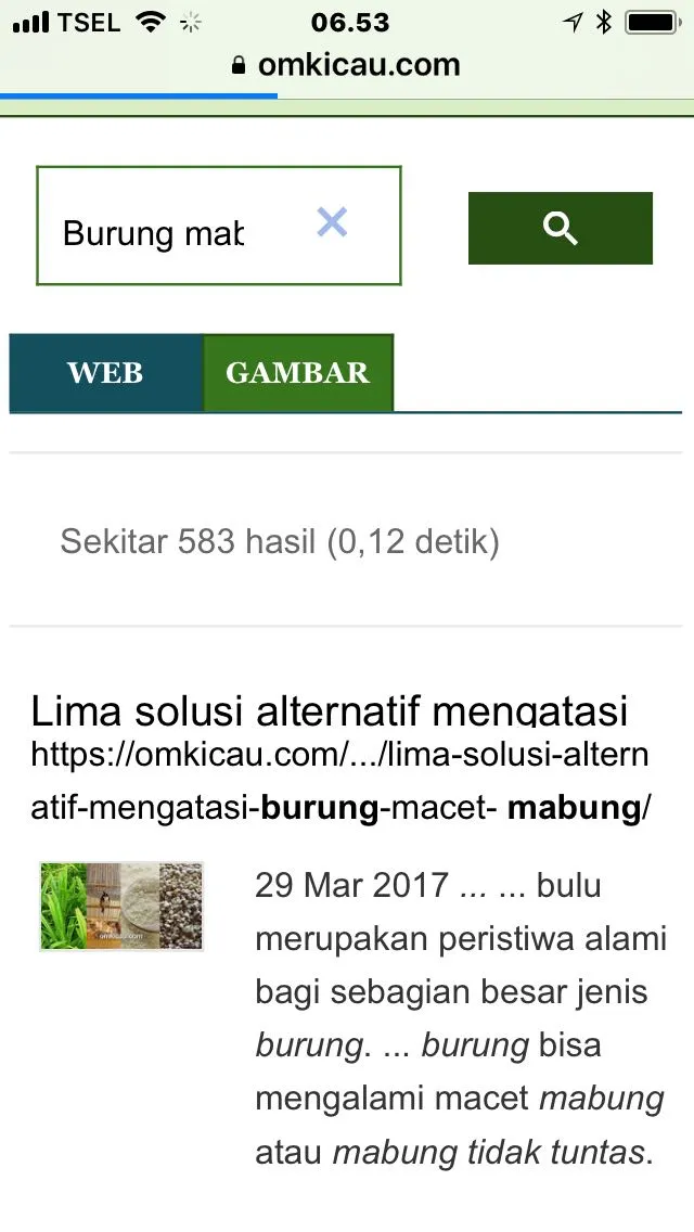 Muncul daftar artikel yang relevan. Silakan saja scroll / geser ke bawah untuk melihat semua artikel terkait.